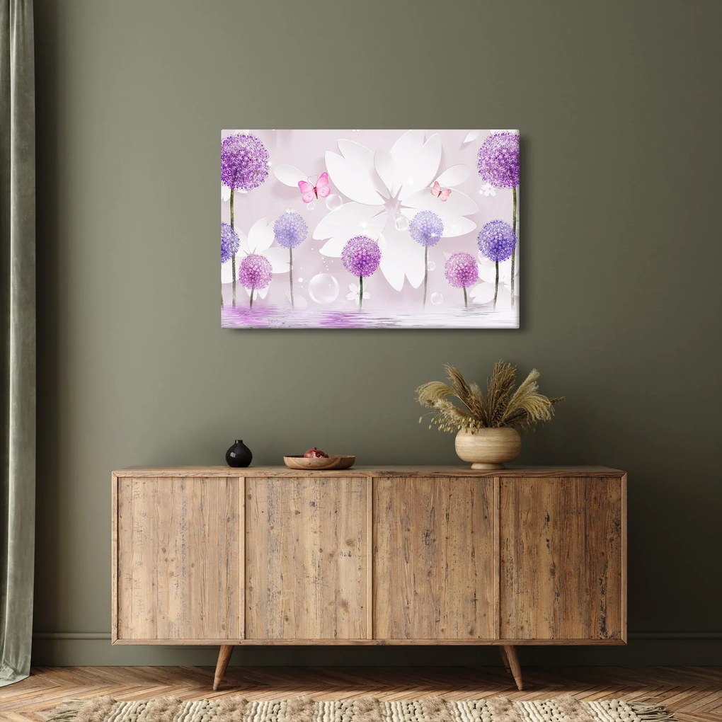 Tablou - Pe râul florilor (90x60 cm)