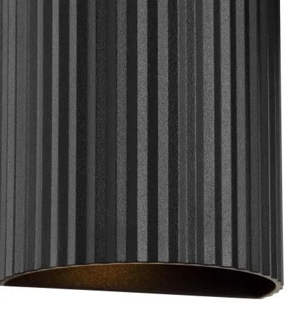 Aplică Brilliant UNDULA 2xGU10/10W/230V negru