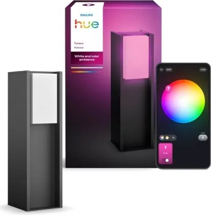 Philips - Lampă LED reglabilă pentru exterior Hue TURACO 1xE27/8,1W/230V 40 cm IP44
