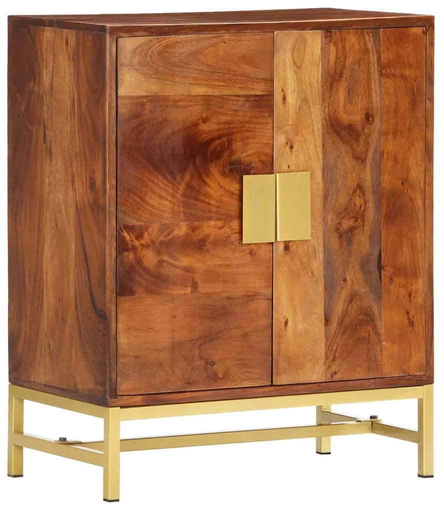285866 vidaXL Servantă, 60 x 35 x 75 cm, lemn masiv de acacia