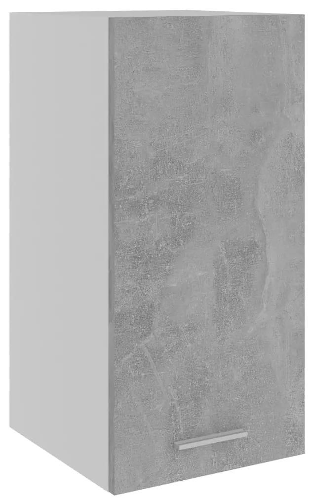 801248 vidaXL Dulap suspendat, gri beton, 29,5 x 31 x 60 cm, PAL