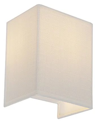 Lampa de perete modernă din iută albă - Vete