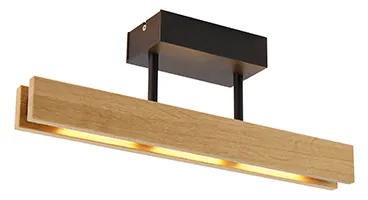 Lampă de tavan din lemn, inclusiv LED - Holz