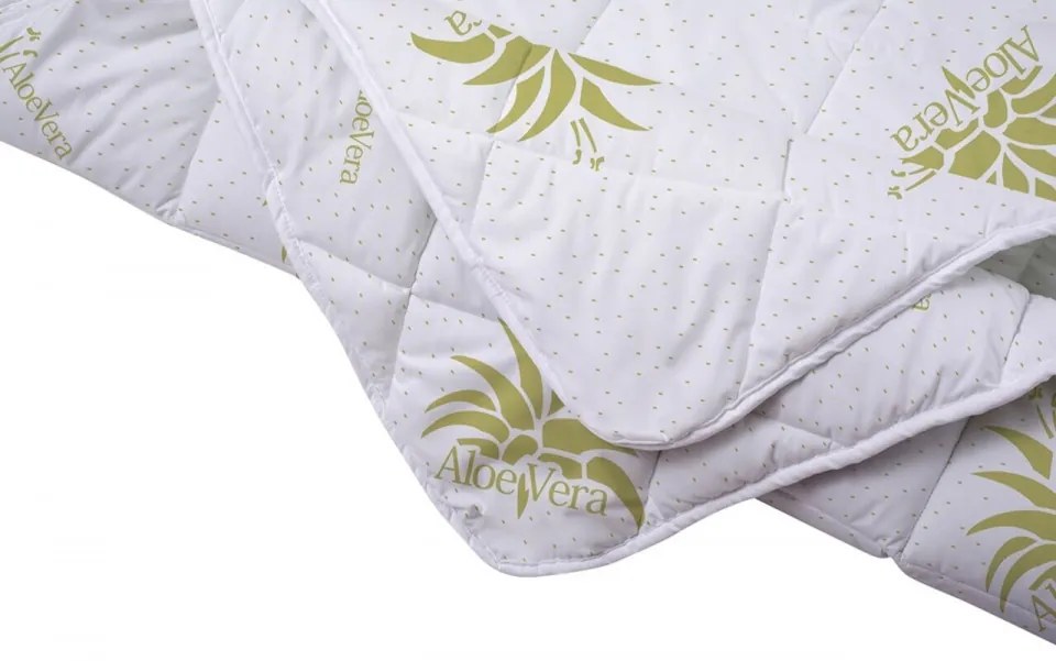 Pilota de iarna aloe vera essence, microfibra matlasata, 180x200 cm, 350g/mp