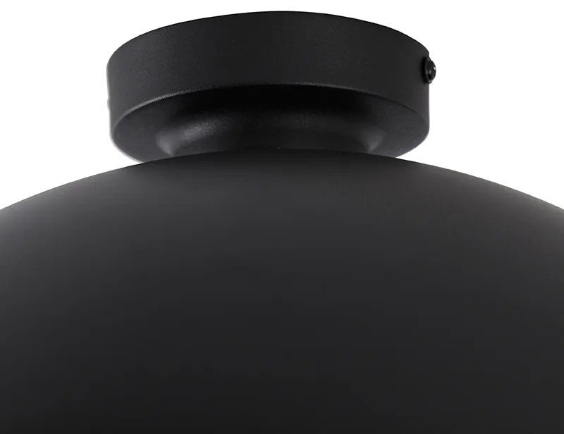 Plafoniera neagră cu auriu 42 cm reglabilă - Magnax