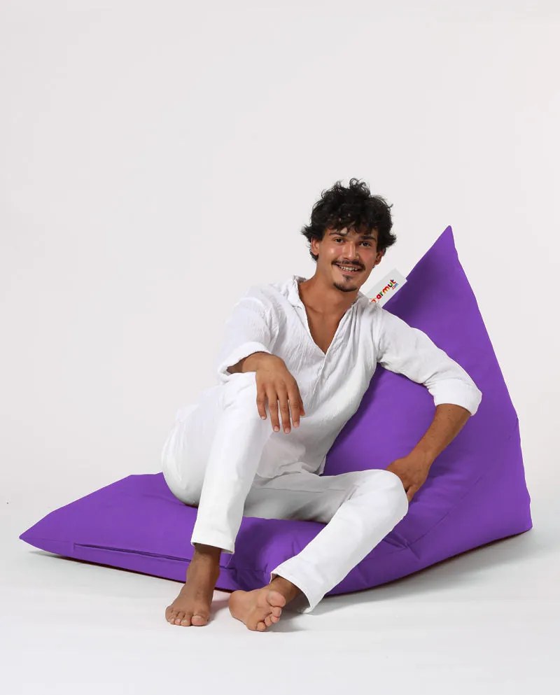 Fotoliu puf pentru grădină Pyramid Big Bed Pouf - Purple