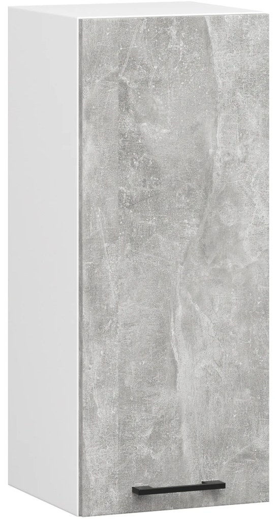Dulap de bucătărie superior Organo W 30 (alb + beton). 1117508