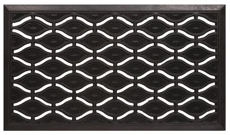 Preș de cauciuc 1252 negru, 55 x 90 cm, 55 x 90 cm