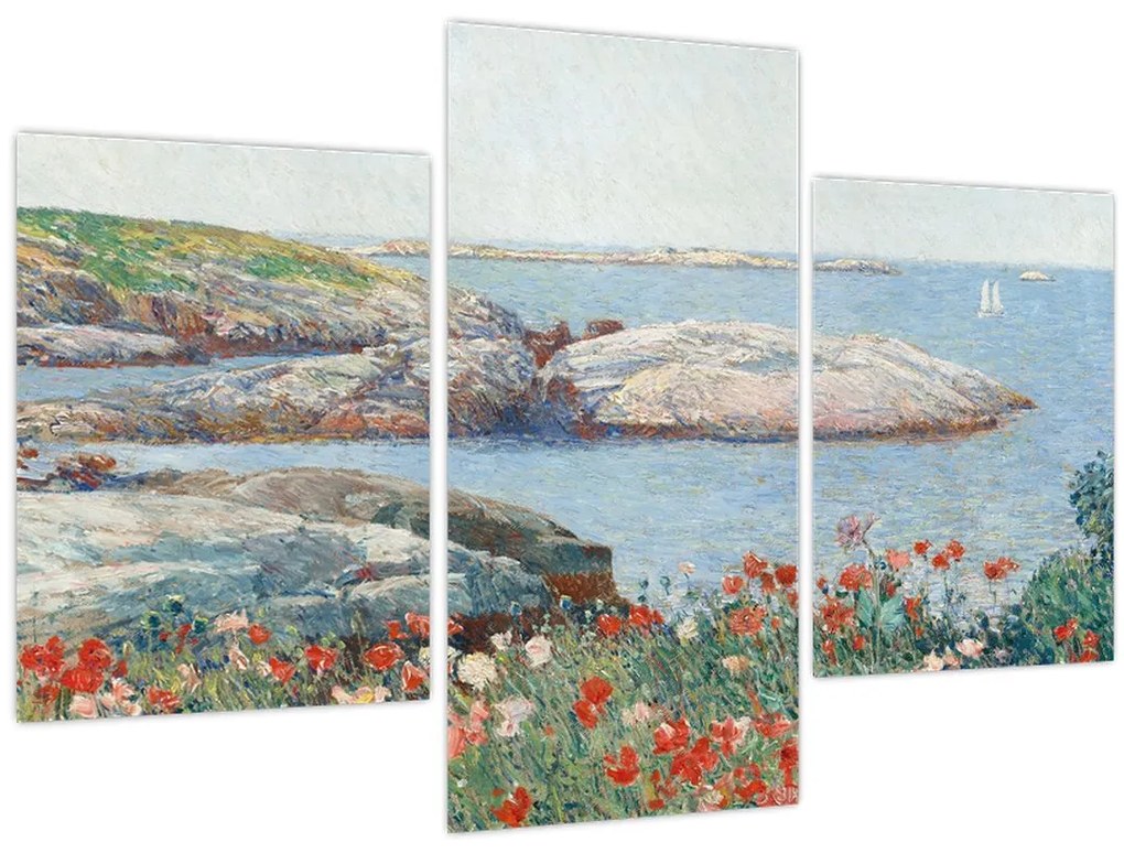 Tablou - Childe Hassam, Poppies,  Isles of Shoals, reproducere (90x60 cm)