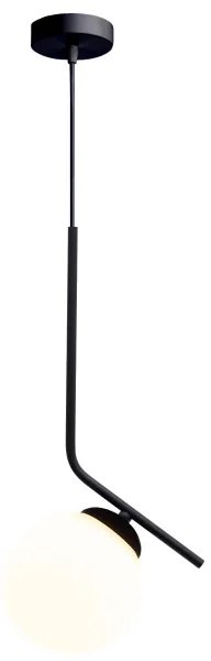 Lustră pe cablu FIRA 1xE27/60W/230V negru