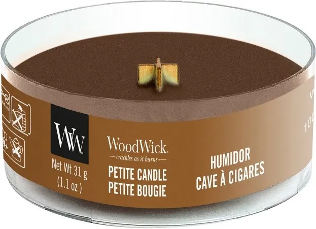 WoodWick maronii parfumata lumanare Petite Humidor