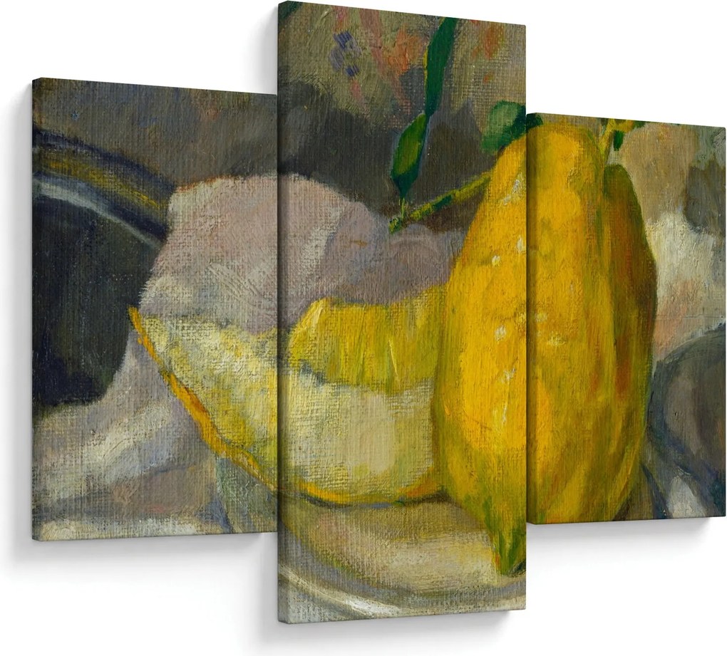 Tablou - French 19th Century, Melon and Lemon, reproducere (90x60 cm)