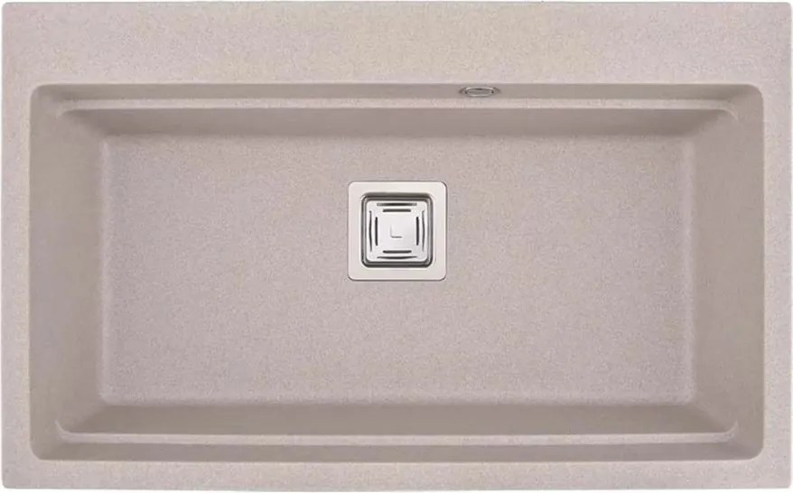 Chiuveta compozit Inter Ceramic finisaj granit nisip 78x48 cm