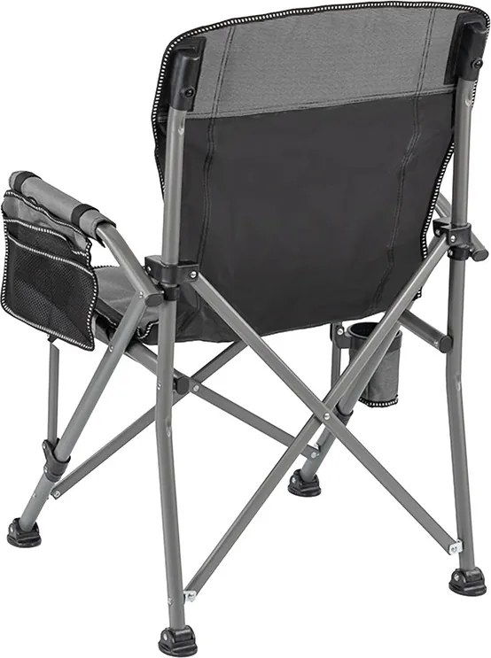 Leziter Fotoliu confort cu suport pentru pahare gri