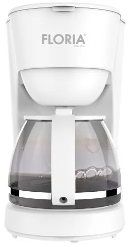 Filtru de Cafea Alb  600W  1.2L  Oprire Automata