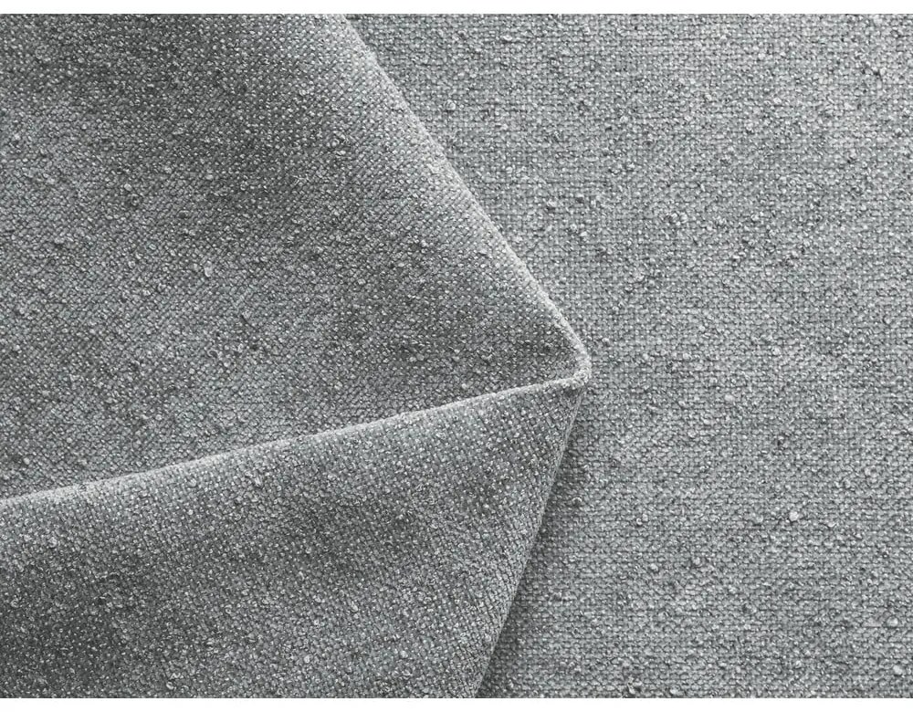 Pat matrimonial gri deschis tapițat cu spațiu de depozitare cu somieră 140x200 cm Hauke – Makamii