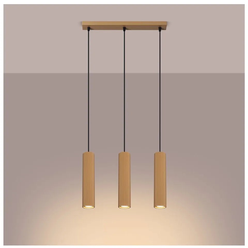 Lustră aurie Gleam – Sollux