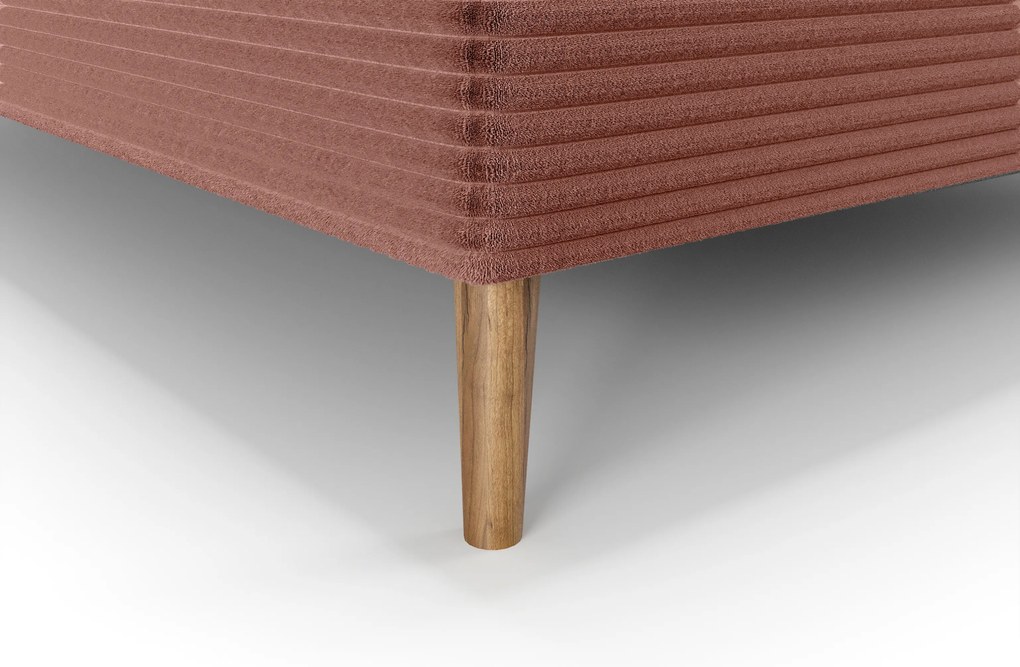 Pat de o persoană 120 cm Napoli Bonell (teracotă) (cu somieră, cu sp. depozitare). 1082436