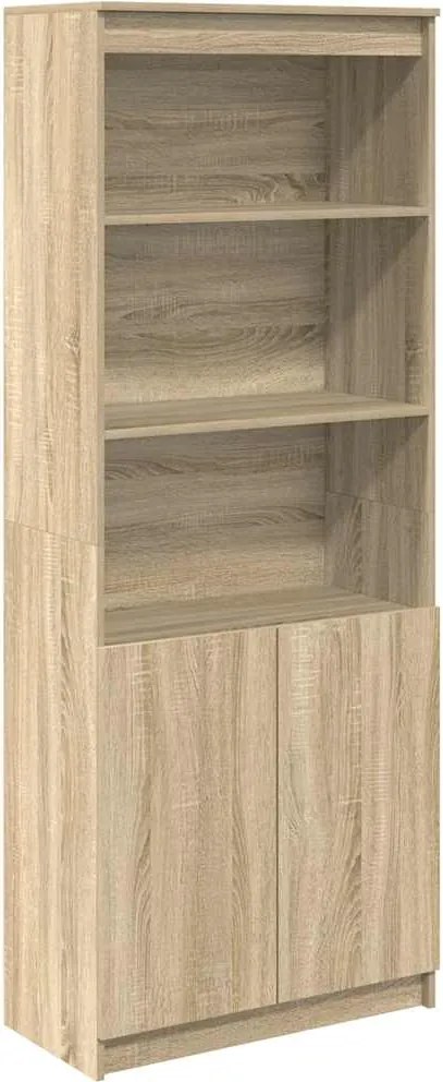 vidaXL Dulap înalt, stejar sonoma, 70x35x180 cm, lemn prelucrat