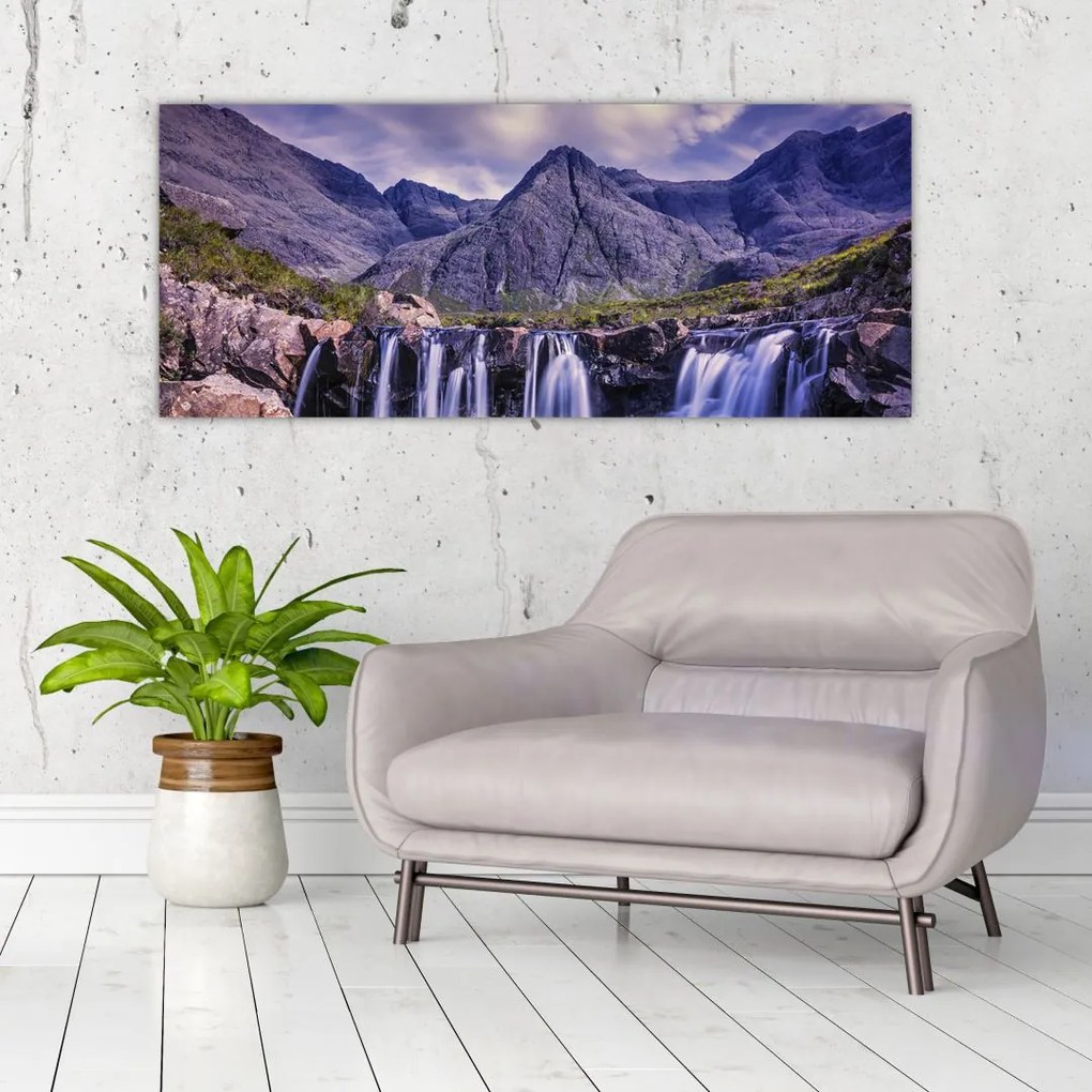 Tablou cu cascade (120x50 cm)