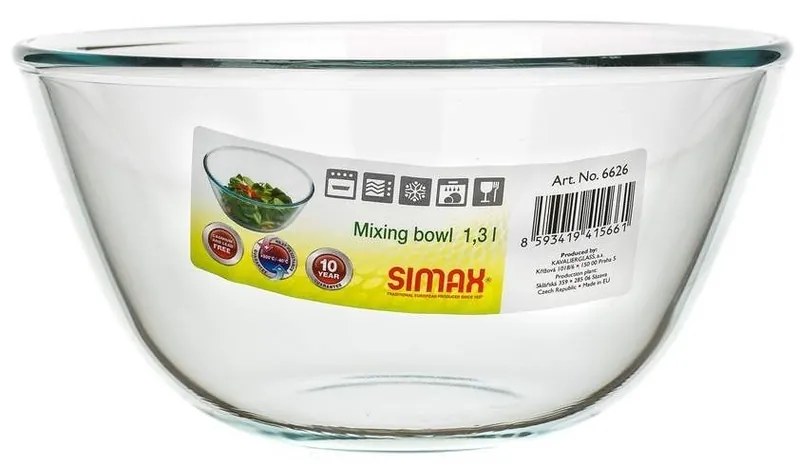 Castron de copt Simax, din sticlă, 19 cm, 1,3 l