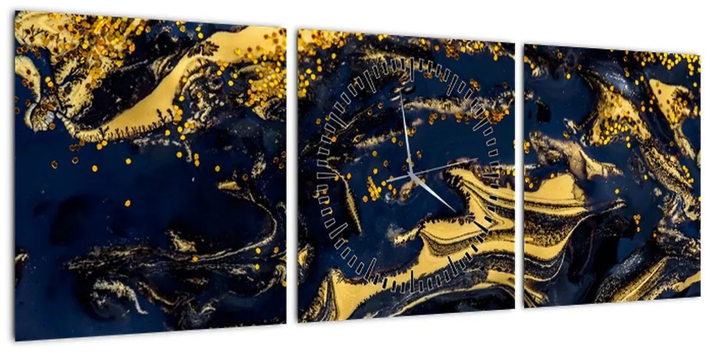 Tablou abstracției (cu ceas) (90x30 cm)
