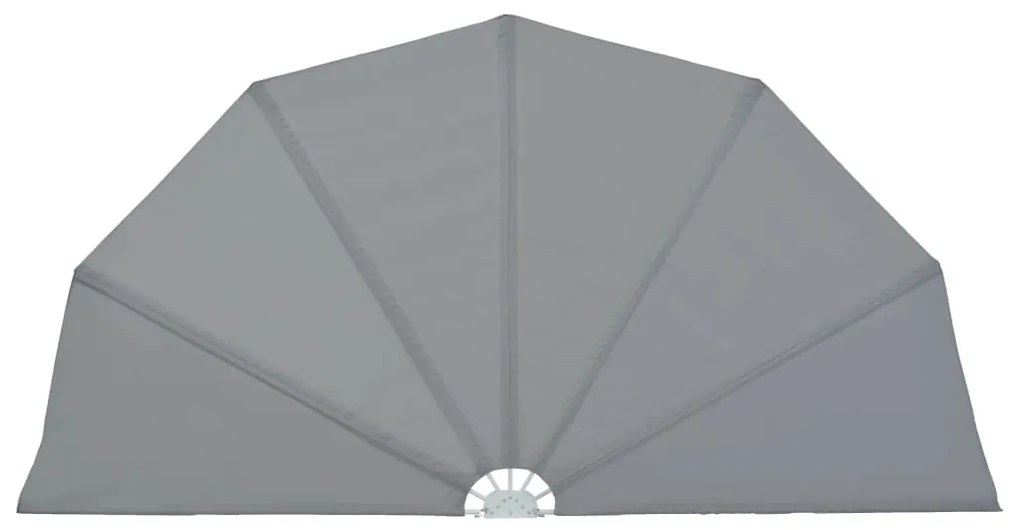 Copertina laterala pliabila de terasa, gri, 200 cm Gri, 200 cm