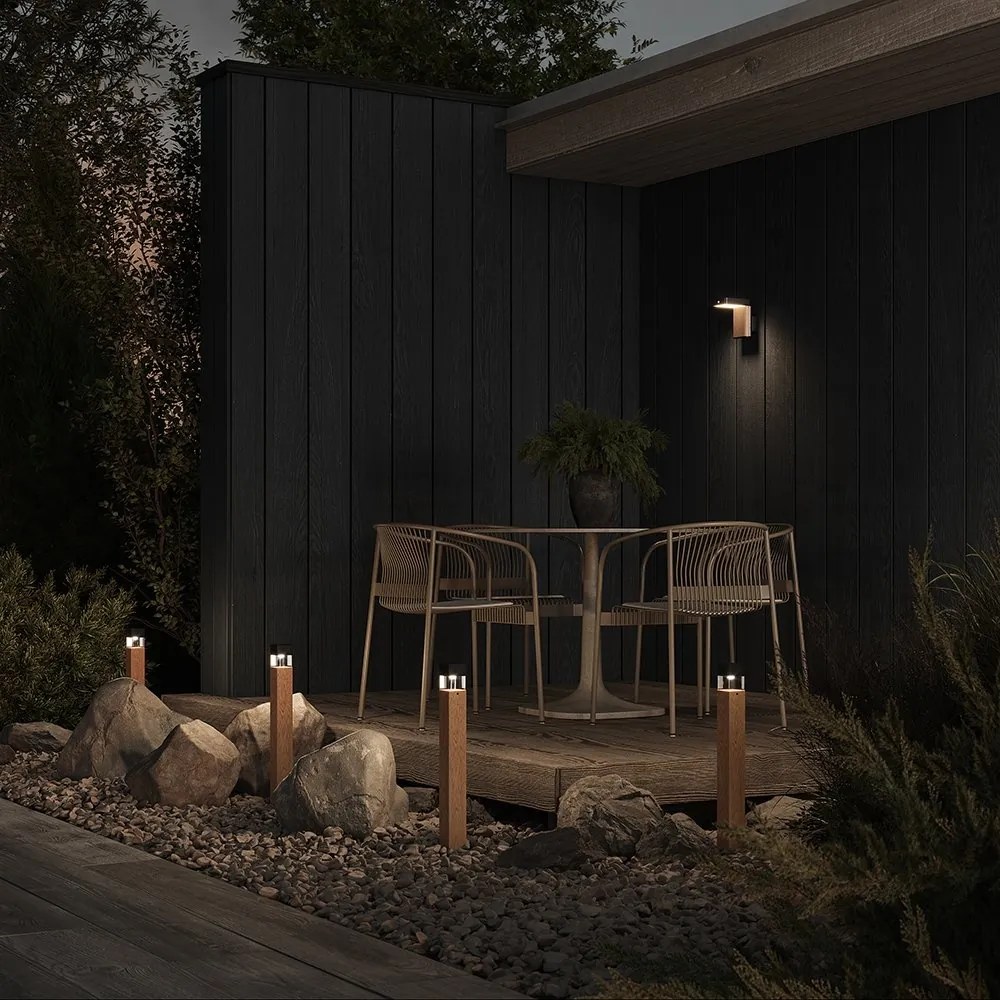 Stalp exterior LED IP65 Quadra H-60cm