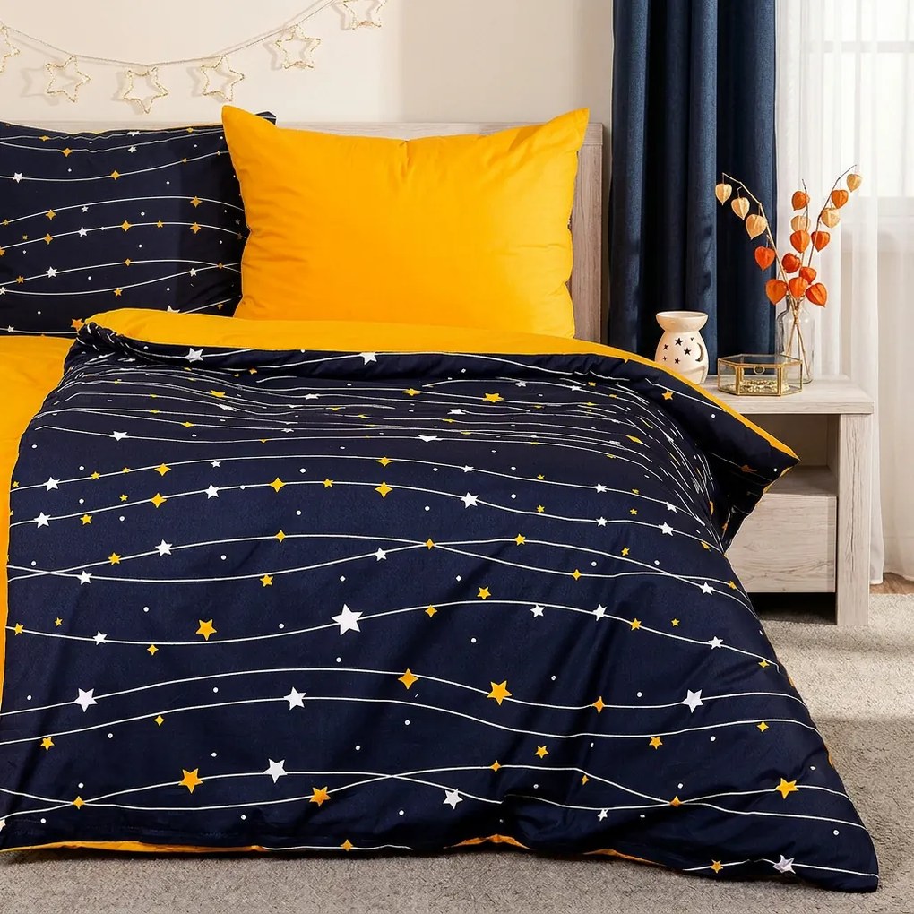 Lenjerie de pat din bumbac 4Home Night sky, 140 x200 cm, 70 x 90 cm, 140 x 200 cm, 70 x 90 cm