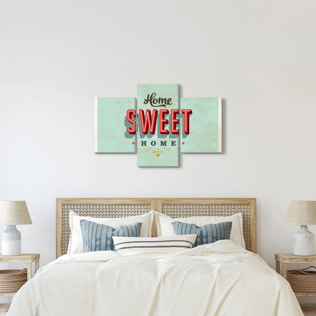 Tablou - Home sweet home (90x60 cm)