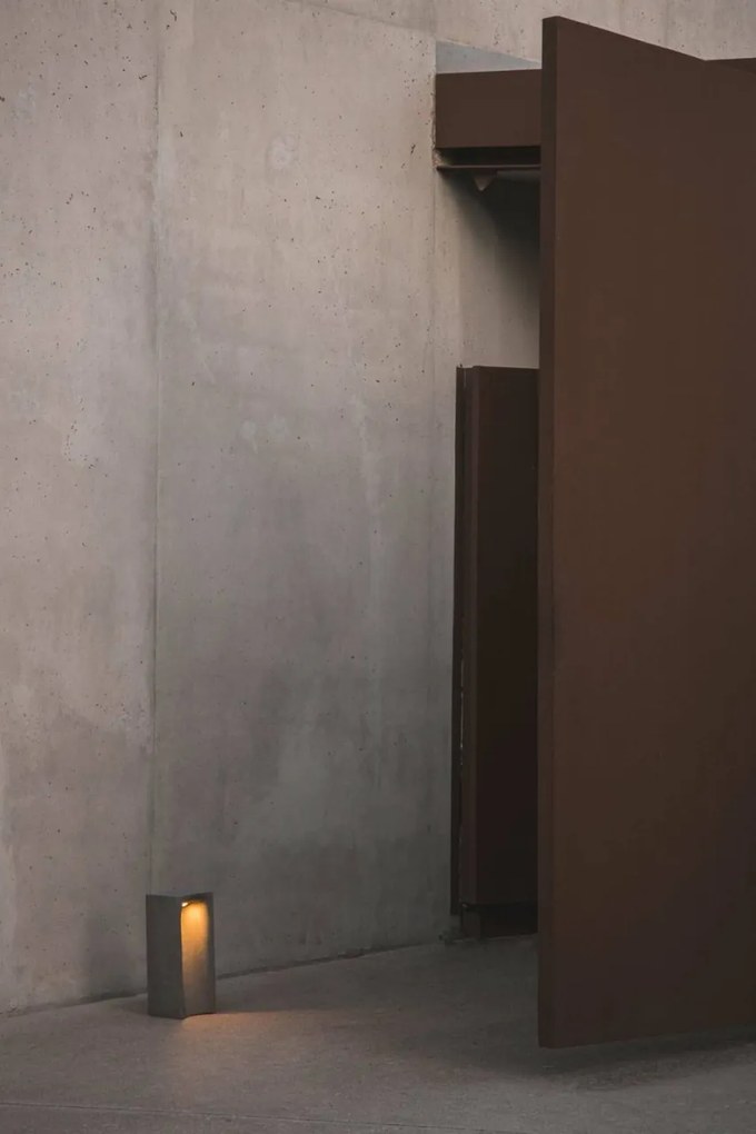 Stalp LED iluminat exterior IP55 GROT 2700K H-40cm gri