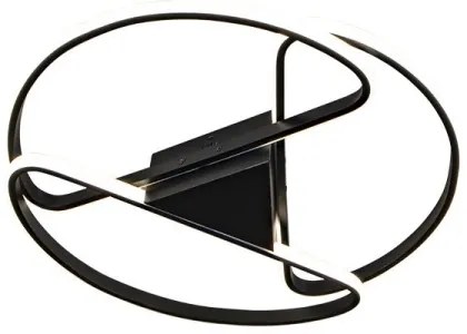 Plafonieră LED dimabilă LED/75W/230V 3000-6500K negru + telecomandă