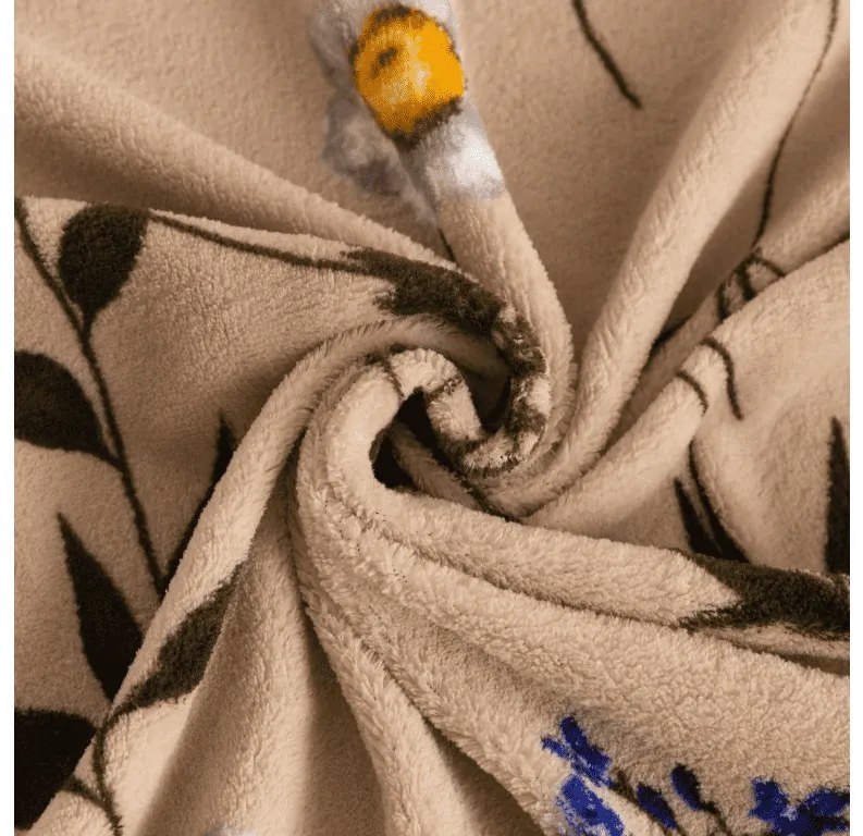 Lenjerie cocolino HERBAR bej Dimensiune lenjerie de pat: 70 x 90 cm | 140 x 220 cm