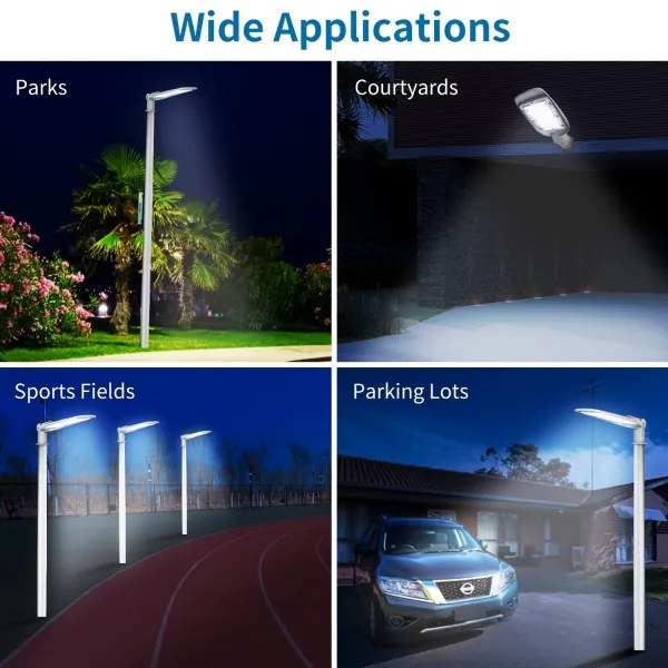 Aigostar - Lampă stradală LED SLIM/150W/230V 6500K IP65