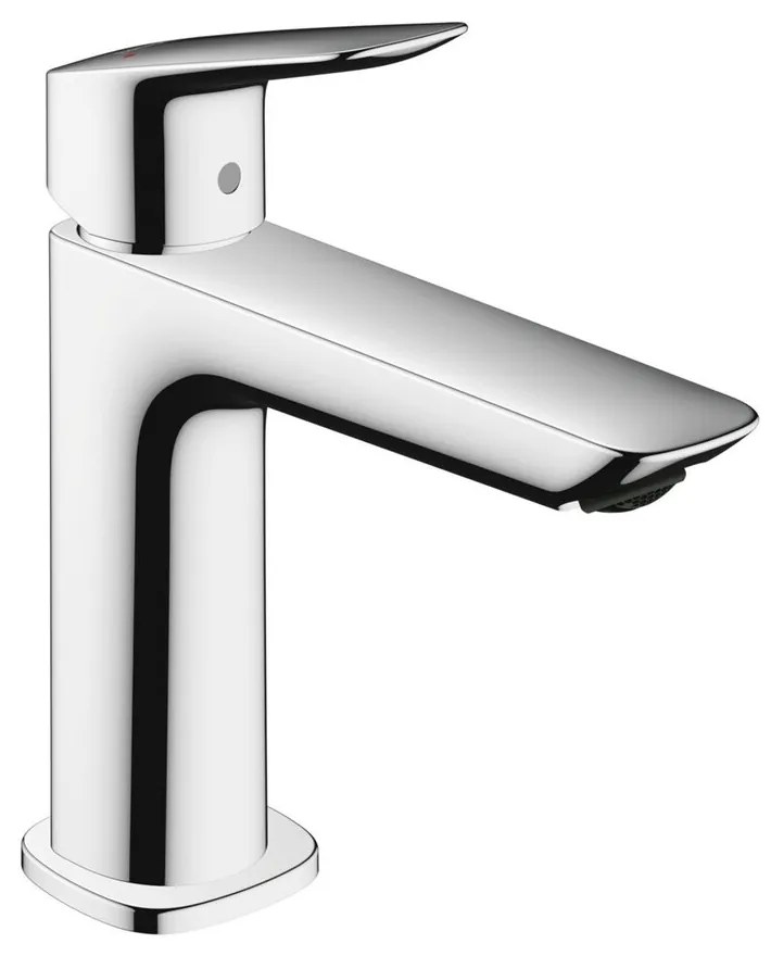 Baterie lavoar Hansgrohe Logis 110 Fine crom cu ventil Pop-Up