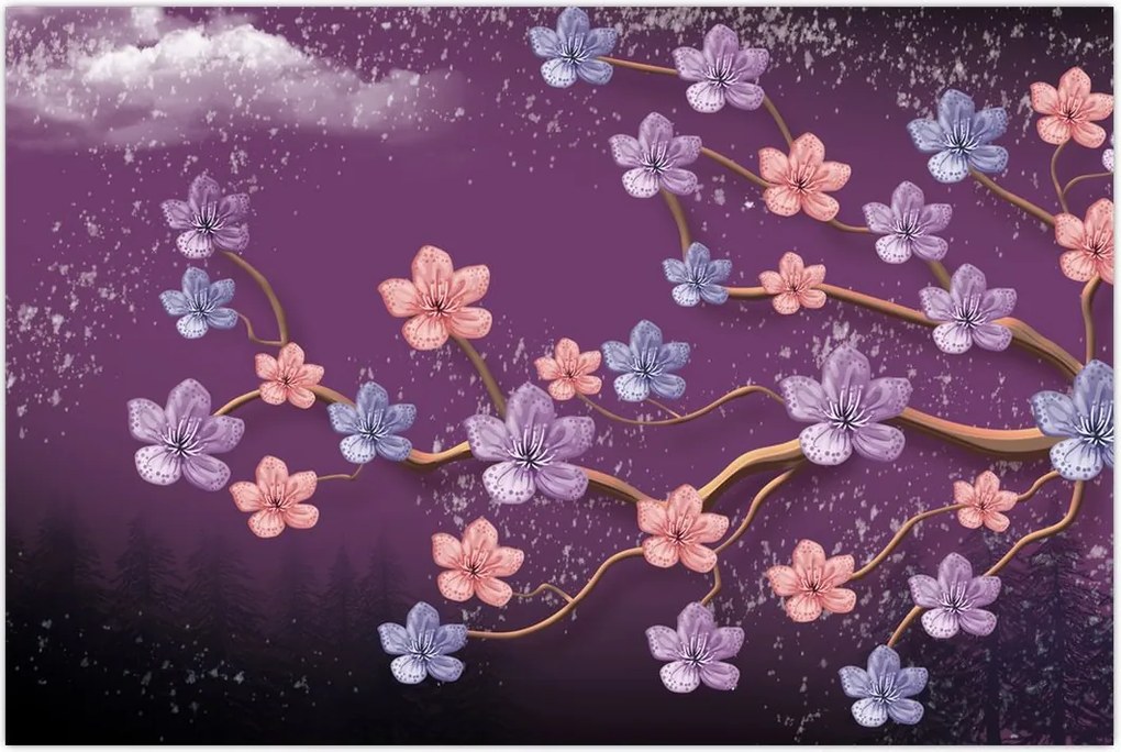 Tablou - Amurg de primăvară (90x60 cm)