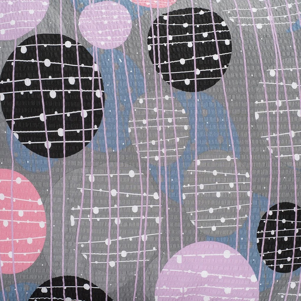 Lenjerie de pat din crep 4Home Pink illusion, 140 x 220 cm, 70 x 90 cm