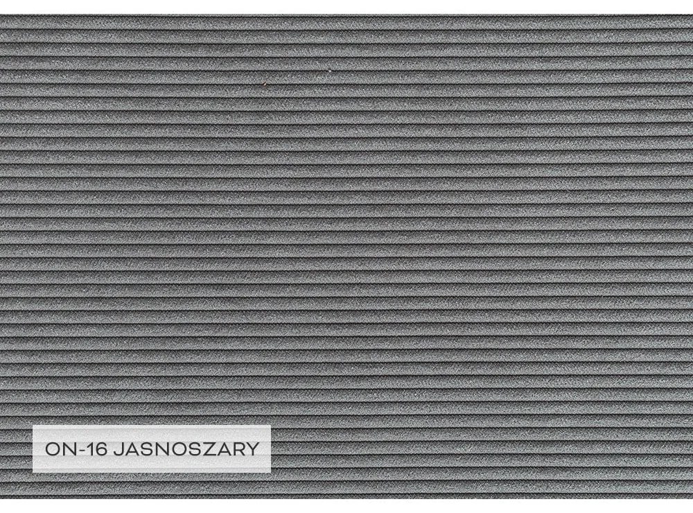 Colțar gri extensibil cu tapițerie din catifea reiată (cu colț pe partea dreaptă) Lofty Lilly – Miuform