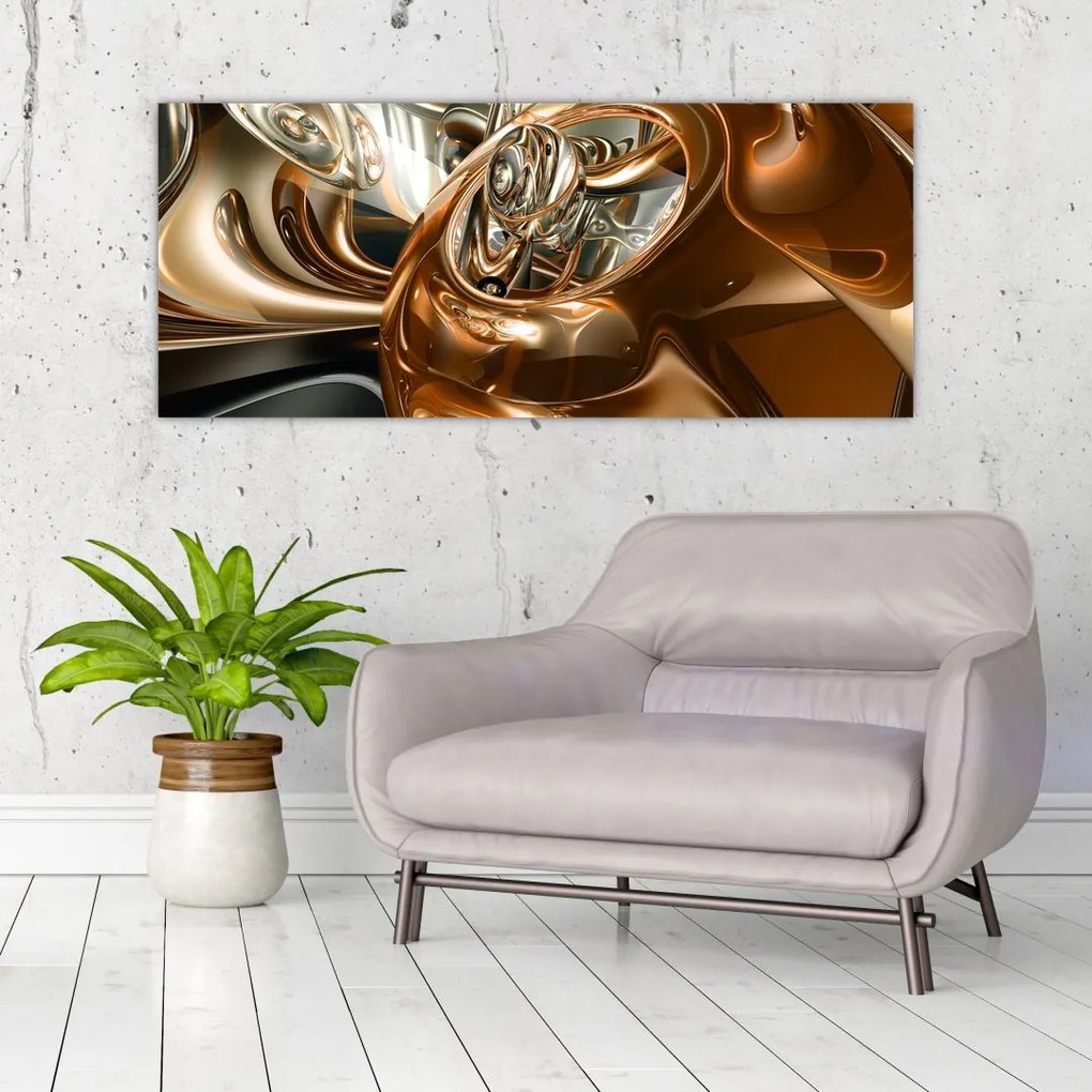 Tablou cu abstracție (120x50 cm)