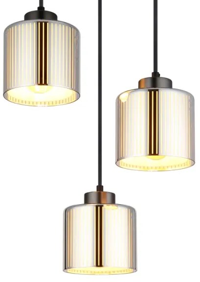 Lustră pe cablu Globo 16056-3HR FELICIA 3xE27/60W/230V d. 33