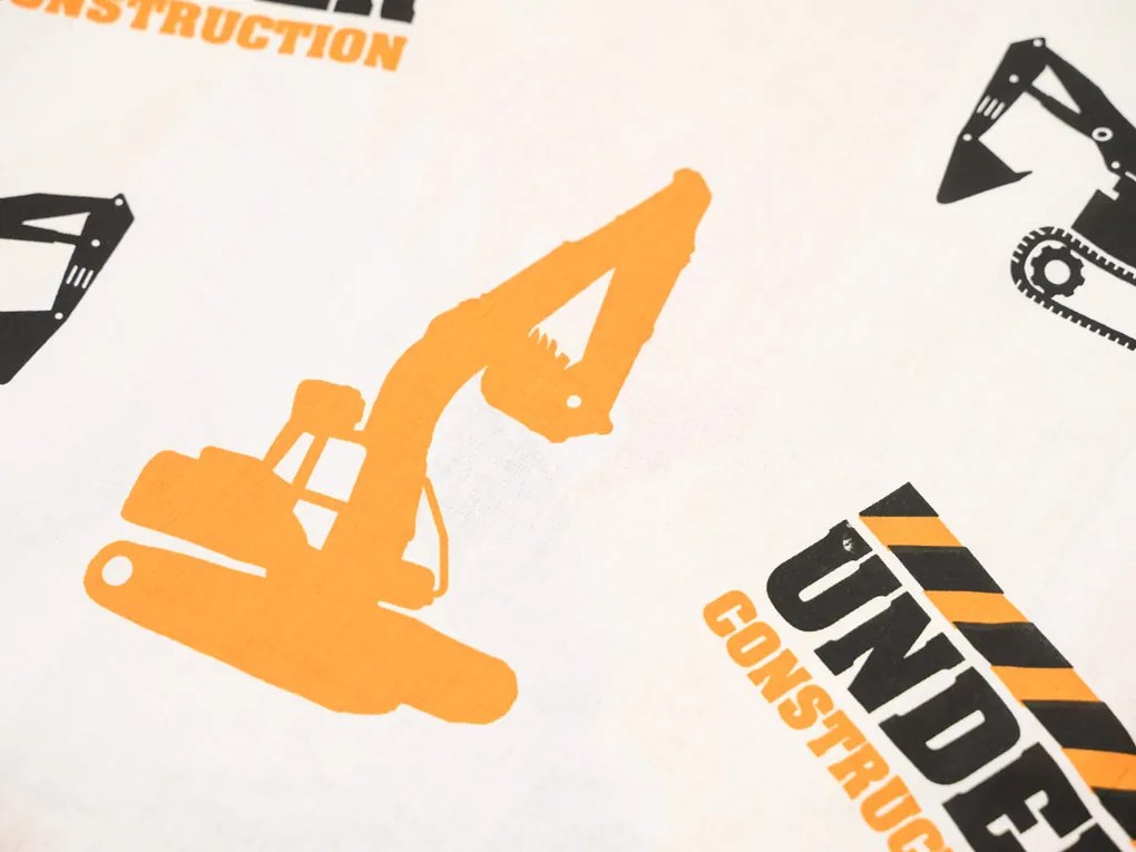 Lenjerie de pat din bumbac luminiscente BAGR portocalie Dimensiune lenjerie de pat: 70 x 90 cm | 140 x 200 cm