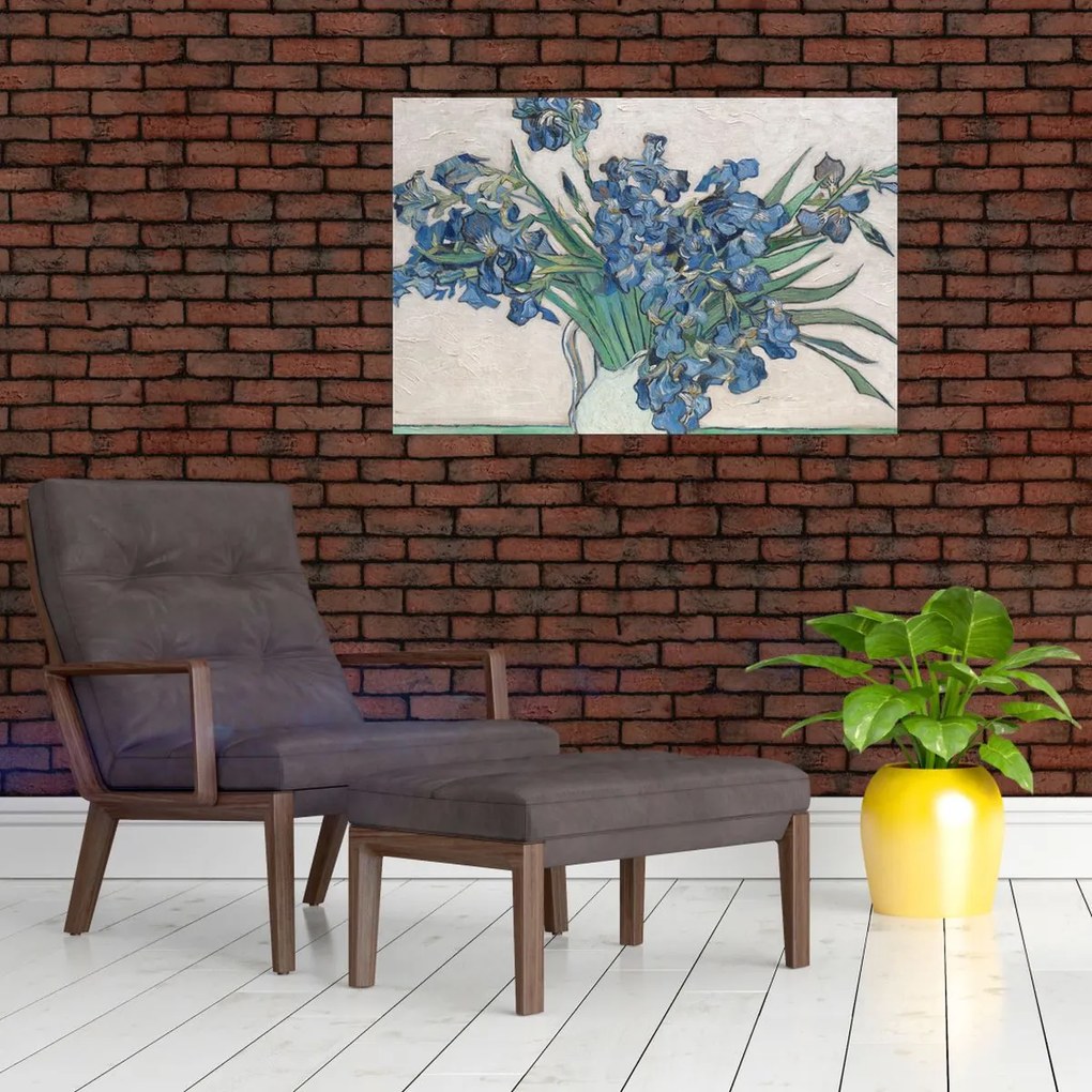 Tablou - Vincent van Gogh, Irises, reproducere (90x60 cm)