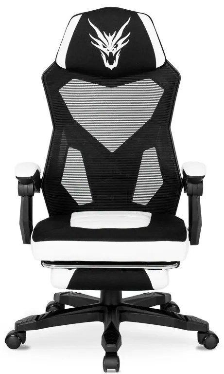 JAKS Scaun de gaming BING negru roșu