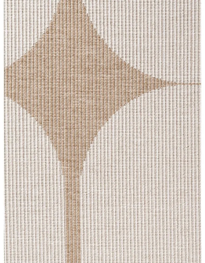 Covor pentru exterior și interior bej/fildeș rotund ø 160 cm Duet Bowen – NORTHRUGS