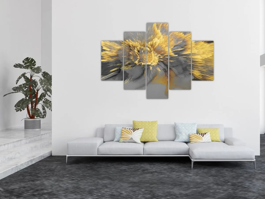 Tablou - Expansiunea aurului (150x105 cm)