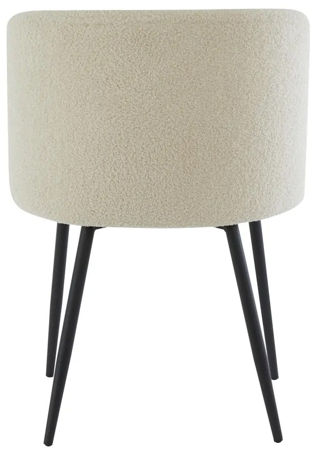 Scaun de sufragerie bej tapițat Elyna – Light &amp; Living