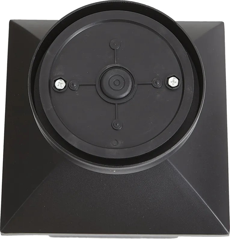 Plafonieră clasică neagră IP44 - Leuven