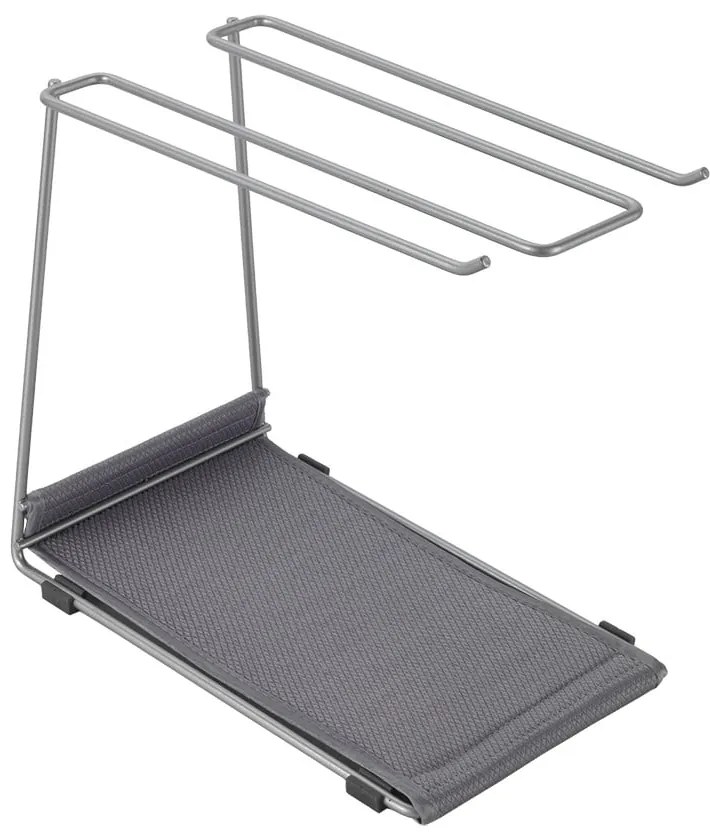 Suport pentru pahare de vin argintiu din oțel Calix – Metaltex