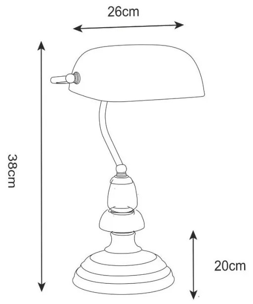Veioza / Lampa de masa moderna stil retro Edes