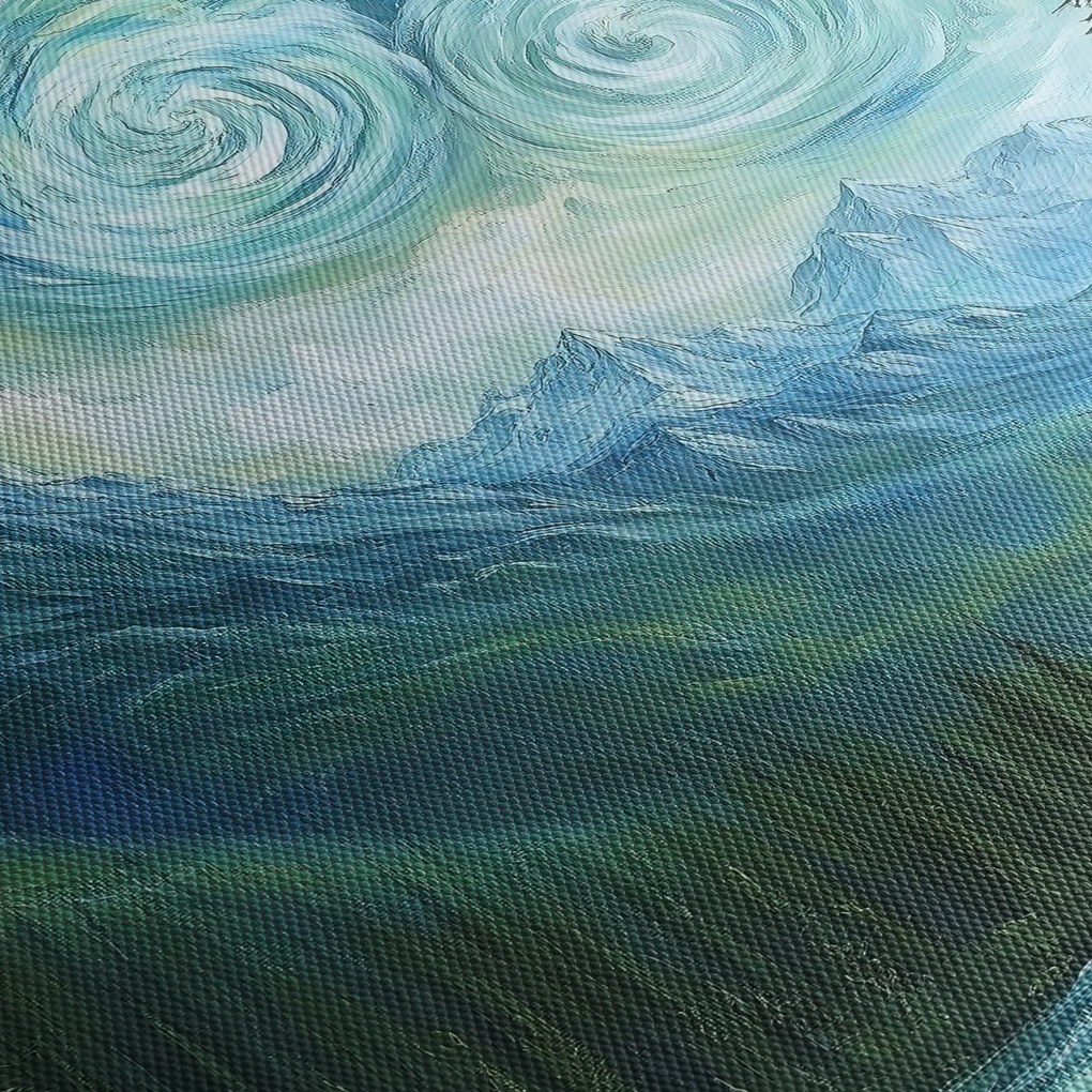 Tablou - Peisaj cu o adiere din Van Gogh (150x105 cm)
